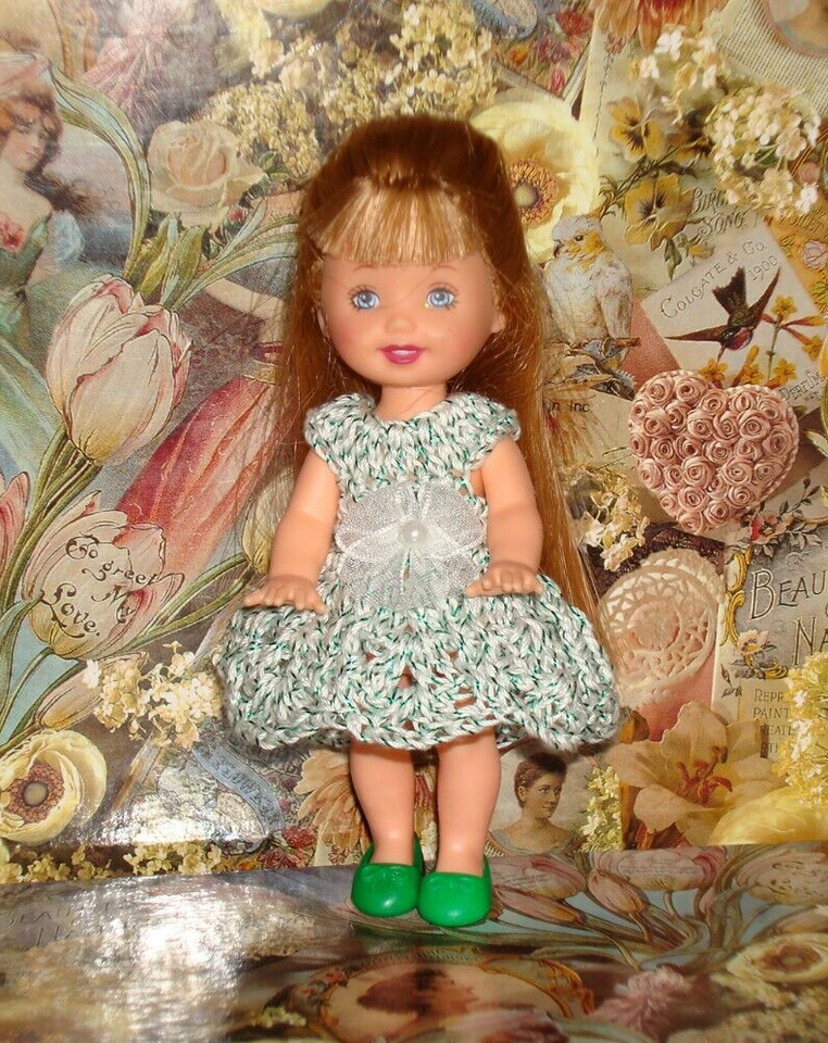 Hand crocheted Doll Clothes for Kelly or same size dolls #2539 - $12.00