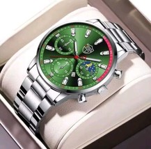 Fashion Mens Stainless Steel Watch Luxury Sports Quartz Wristwatch Free ... - $13.89