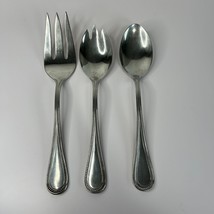 Towle 18/8 Stainless Germany Beaded Hostess Serving Set Fork, Spork, and... - £43.28 GBP