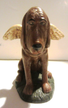 Vintage Ceramic Figurine Dog with angel wings - $38.00
