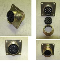 MS75021-2 Vehicle Trailer Receptacle 12 Pin Female Socket Humvee Nato Brass Plug - £28.59 GBP