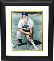 Duke Snider signed Brooklyn Dodgers 16x20 Photo Custom Framed (color on knee-dec - £115.72 GBP