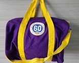 Los Angeles Lakers 60th Anniversary Duffle Bag vs Milwaukee Bucks Gameda... - $14.84