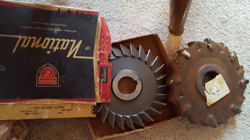 NEW National Twist Drill Side Milling Cutter LOT 2 Off-set  6 x 3/4 x 1 1/4 - $91.19