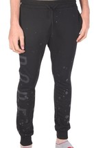 Dope Nero Grigio Gradiente Splatter Skinny Pile Pantaloni Tuta Jogging Nwt - $44.19