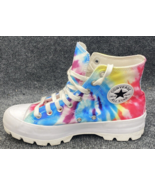 Converse Shoes Women Size 8.5  Chuck Taylor All Star Lugged Multi-color Tie-Dye - $49.49