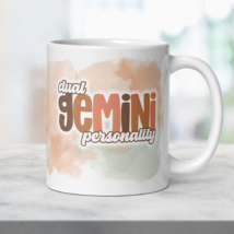 Gemini Zodiac Boho Coffee Mug Ceramic Constellation Astrology Birthday Gift - $18.50