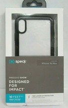 Speck Presidio Show Case Cover for iPhone XS Max - Black/Clear - £10.73 GBP