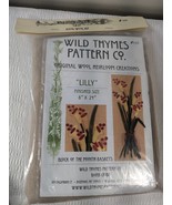 NEW Wild Thymes Pattern Wool Creation Kit Lilly #505 Block of month baskets - $59.00