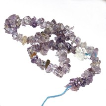 Amethyst Smooth Irregular Beads 12.5 inch Briolette Natural Loose Gemstone - $8.41