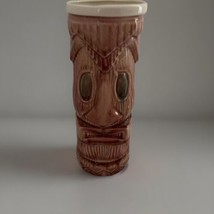 Vintage Hobbiest Tiki Mug Straight Lip Bamboo Villa Hobby Hawaiian - $79.99