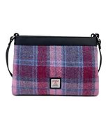 Terrapin Trading Ltd Scottish Harris Tweed Large Shoulder Bag - Pastel Pink - £51.65 GBP