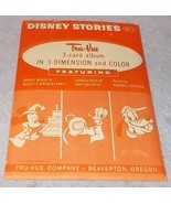 Vintage Tru-Vue Viewer 3 Slides Lot Disney Stories 3-D Stereoviewer Ster... - £5.19 GBP