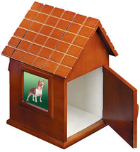 Dog House 90 Cubic Inches Funeral Cremation Urn for Ashes and Picture Frame - £135.85 GBP