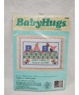 BabyHugs Baby Birth Record Counted Cross Stitch 7&quot; X 5&quot; - $181.42 MXN