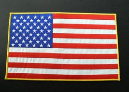 Large Usa Old Glory Stars Stripes Embroidered Patch 12.75 X 7.35 Inches - £14.17 GBP