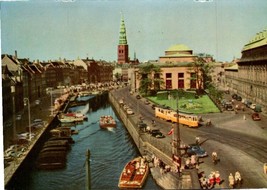 Vintage 4&quot;x6&quot; Postcard Copenhagen Frederiksholms Kanal City View - £2.33 GBP