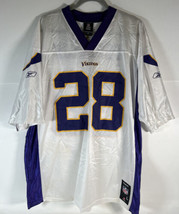 Team Apparel Reebok Minnesota Vikings Adrian Peterson Jersey Size L - £15.43 GBP