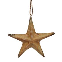 Vintage Look Rustic Starfish Christmas Tree Ornament Sea Animal Decorati... - $9.99