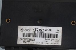 Audi Q7 Trailer Hitch Tow Towing Light Control Module 4E0-907-383C image 2