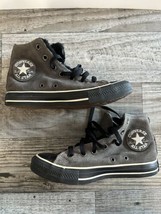 CONVERSE All Star Trainers High Top, Grey Suede, Pile Lined Unisex M 4.5... - $30.84