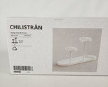Ikea Chilistran Plant Stand Steel White 9 ½&quot; Height.  19&quot; Length New 604... - $38.51
