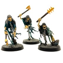 AoS Nighthaunt Chainrasp Hordes 3x Hand Painted Miniature Plastic Ghost - £35.41 GBP