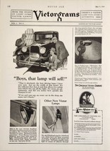 1926 Print Ad Victor Lamps for Automobiles Victorgrams Cincinnati-Victor Co Ohio - £18.56 GBP