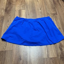 Lands End Womens Royal Blue Swim Skirt Attached Brief Suit Bottom Plus Size 18W - $27.72