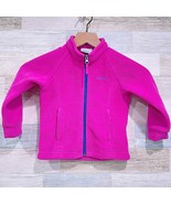 Columbia Fleece Benton Springs Jacket Pink Full Zip Pockets Mock Neck To... - £14.80 GBP