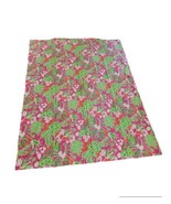 LILLY PULITZER x Garnet Hill &quot;Luscious&quot; Tropical Pink Floral Twin Duvet ... - £62.63 GBP