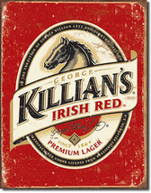 George Killian&#39;s Irish Red Premium Lager Beers Alcohol Humor Metal Sign - $20.95