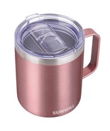 Coffee Mug With Handle, 14Oz Insulated Stainless Steel Coffee Travel Mug... - £15.71 GBP
