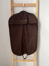 Gucci Brown Dust Cover Zip Fabric Garment Travel Bag - £31.63 GBP