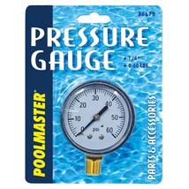 Poolmaster 36670 Pressure Gauge for Swimming Pool or Spa Filter, 1/4-Inch, Botto - £15.97 GBP
