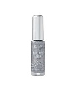 KISS NY PRECISION BRUSH NAIL ART LINER FOR FINE DETAILING #NAL02 SILVER - $3.59 CAD