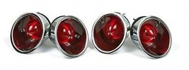 1961-1962 Corvette Lamp Assembly Tail Lamp Outer &amp; Inner 4 Pieces - £443.85 GBP