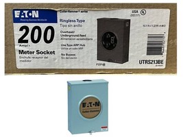 Eaton UTRS213BE Meter Socket 200-amps Ringless Overhead/Underground - $58.41