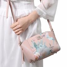 DAVID JONES Women Embroidery crossbody Femal PU handbags - £37.71 GBP