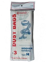 3 Hoover Type H Celebrity, Oreck Allergy Vacuum Bags, Canister Vacuum Cleaners,  - £7.03 GBP