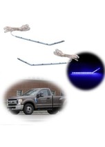 18-LED Ice Blue Side Fender Emblem Background Lighting For 17-21 F250 F3... - £7.55 GBP