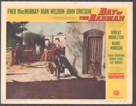 Day of the Badman 11&quot;x14&quot; Lobby Card #5 Fist Fight - $651.59 MXN