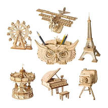 Robotime 3D Wooden Puzzle Toy Kits - Assorted Hobby Kits &amp; Models - $19.47+