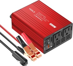 The Updated Ysolx 600W Power Inverter, 12V To 110V, Dc To Ac Car, And Camping. - £40.14 GBP