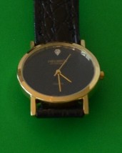 Watch/Helbros 377 Black Dial Gold Tone/Quartz Watch - €11,90 EUR