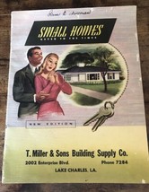 Small Homes Keyed To The Times 1950 Modern House Building Design Plans V... - £9.34 GBP