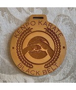 Brand New Personalized Wooden Medal Ornament Coaster - Kenpo Karate - $27.36 CAD