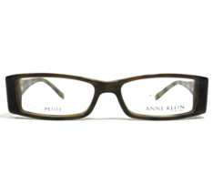 Anne Klein Petite Eyeglasses Frames AK 8064 162 Brown Rectangular 48-14-130 - $51.21