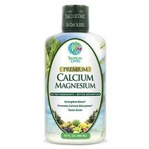 Premium Liquid Calcium Magnesium Citrate - Natural formula w/ support for str... - £33.38 GBP