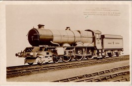 King George V Britain&#39;s Most Powerful Passenger Locomotive RPPC Postcard Z23 - £15.81 GBP